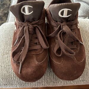 Vintage Champion Suede Brown Sneakers 6